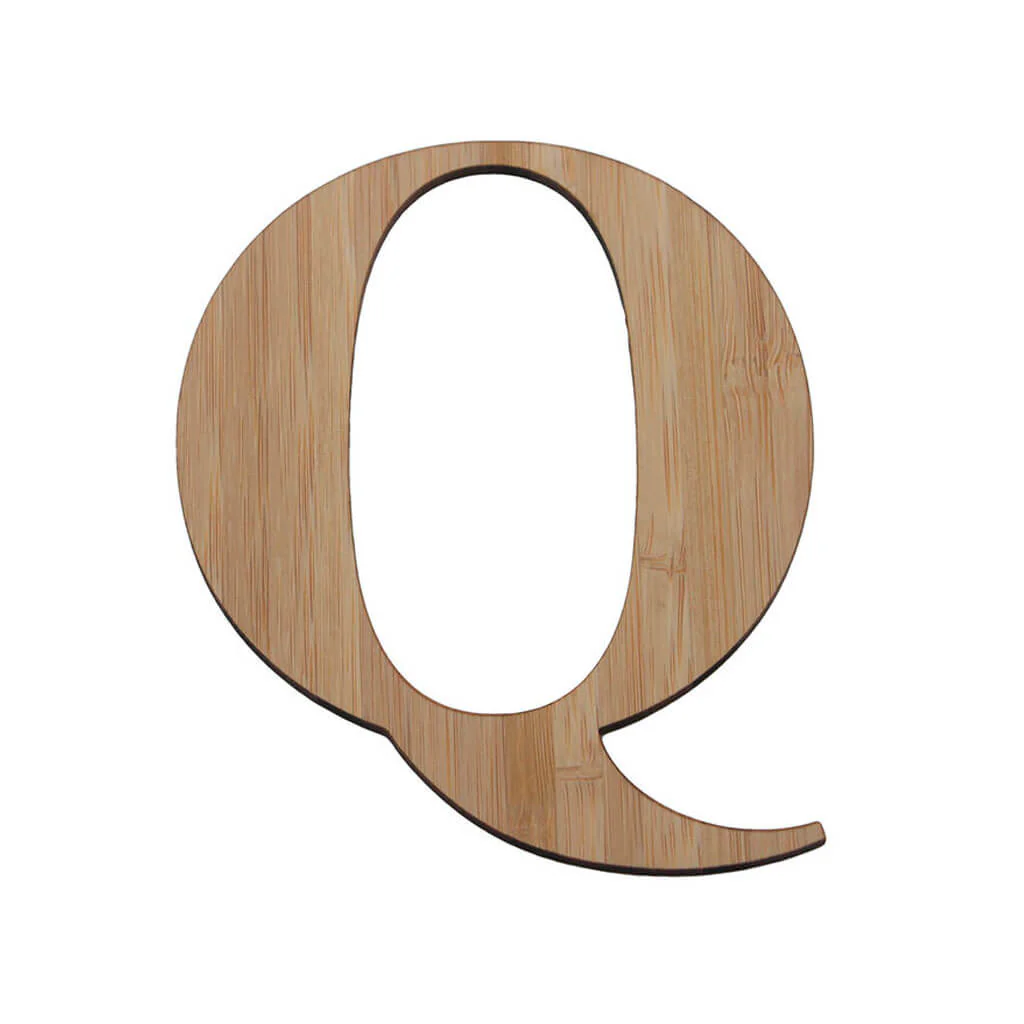 Bamboo Serif Letters & Numbers Uppercase Q