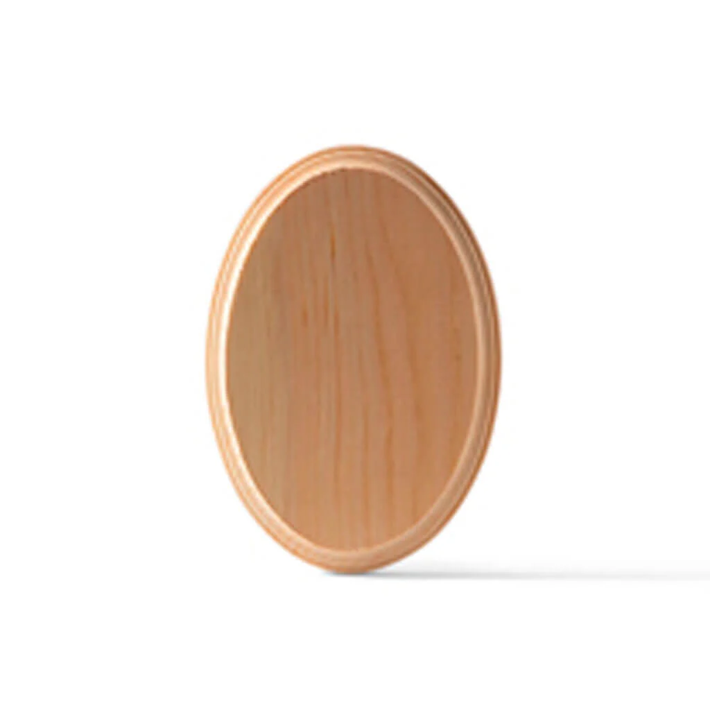 Oval Wooden Plaque 5in x 7in