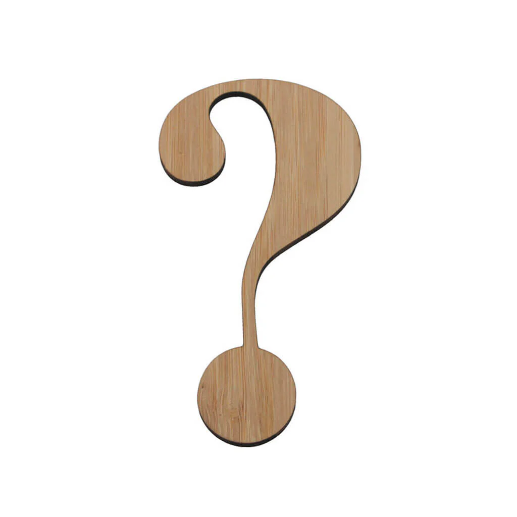 Bamboo Serif Letters & Numbers Question Mark