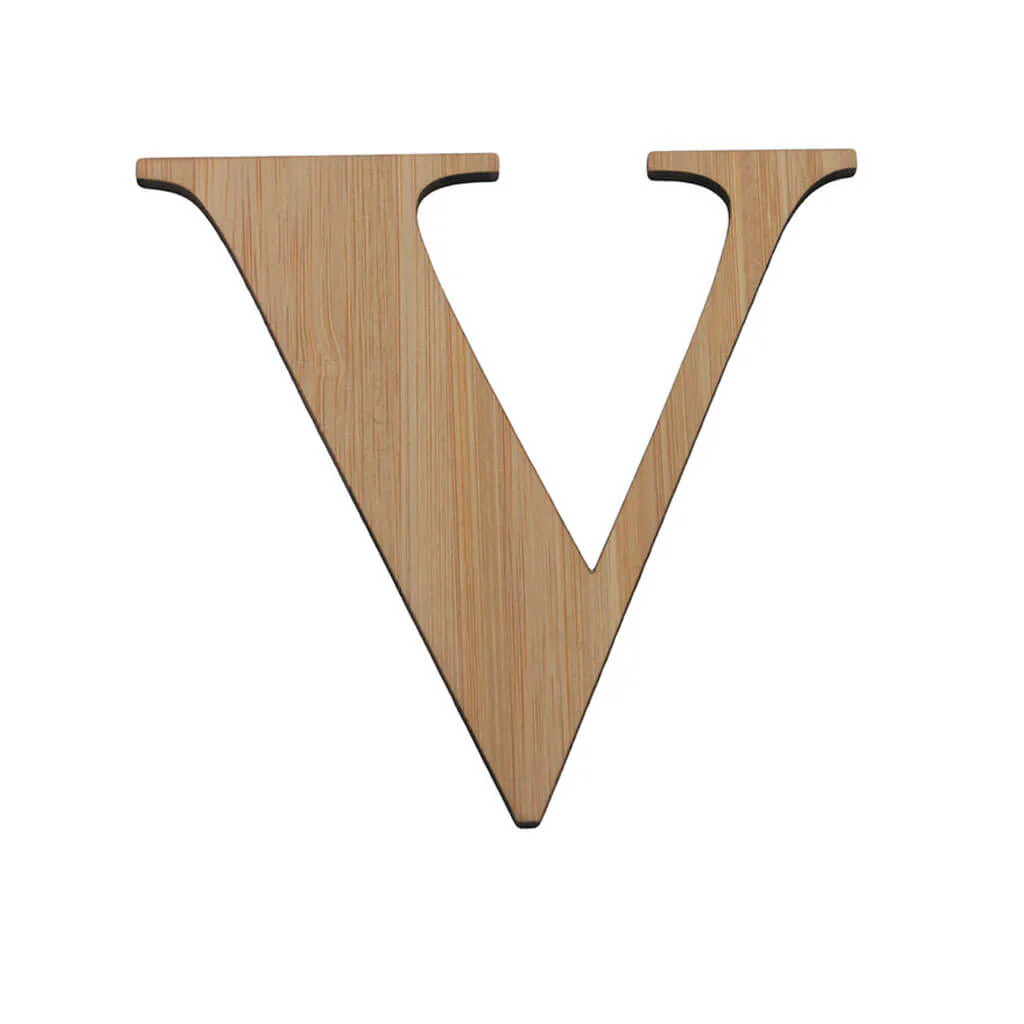 Bamboo Serif Letters & Numbers Uppercase V