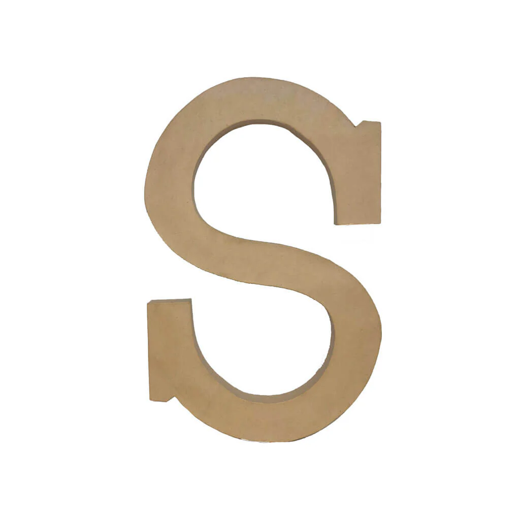 Paper Mache Letters S 23.5in