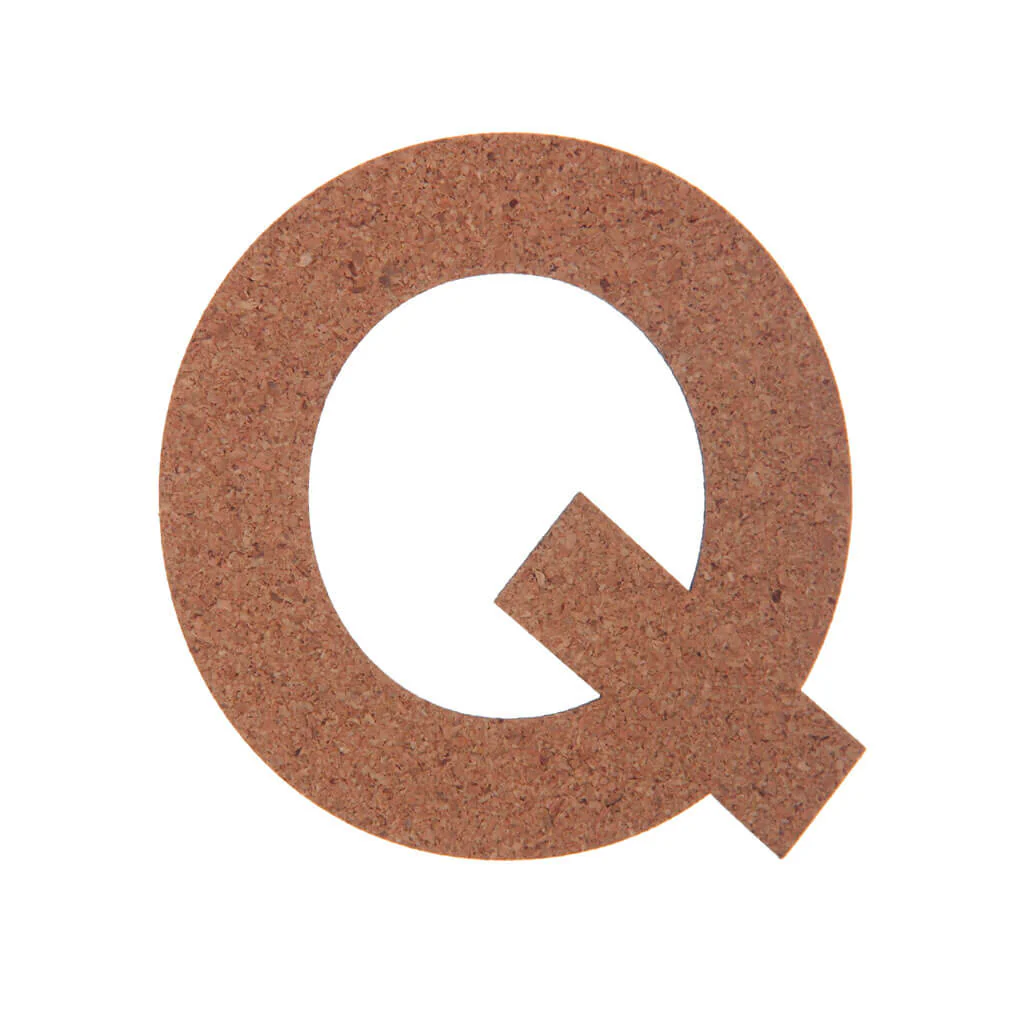 Cork Sans Serif Letters & Symbols Uppercase Q