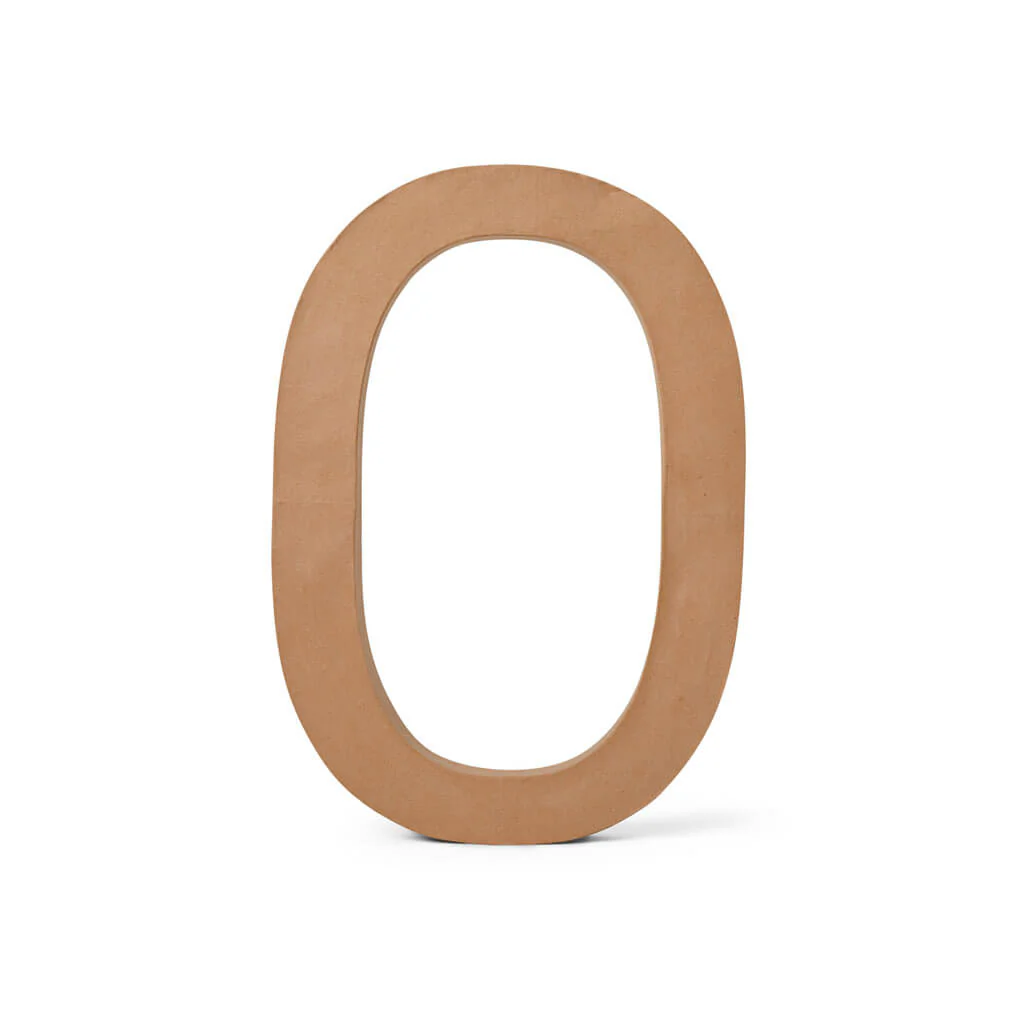 Paper Mache Letter O 23.5in
