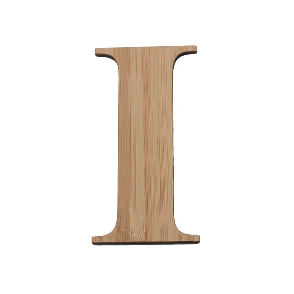 Bamboo Serif Letters & Numbers Uppercase I