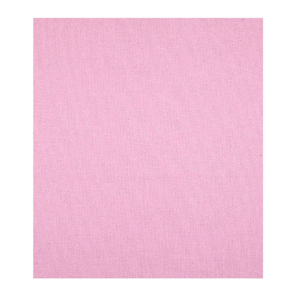 Pink Crystalline Glitter Quilt Cotton Fabric