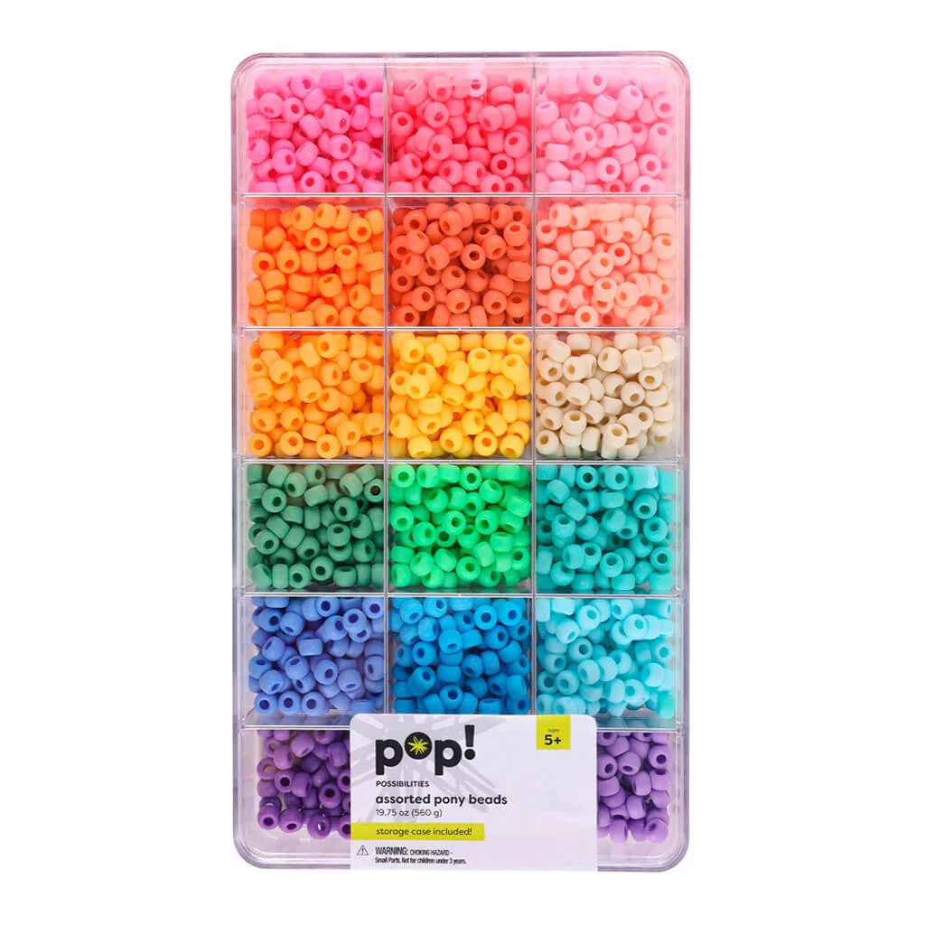 POP! Pony Bead Box Kit Rainbow