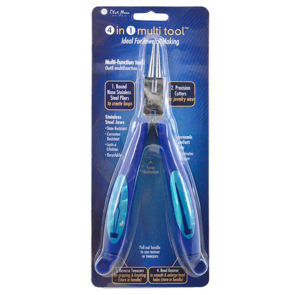 Blue Moon Beads 4 in 1 Stainless Steel Pliers