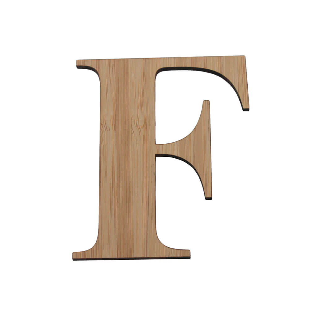 Bamboo Serif Letters & Numbers Uppercase F