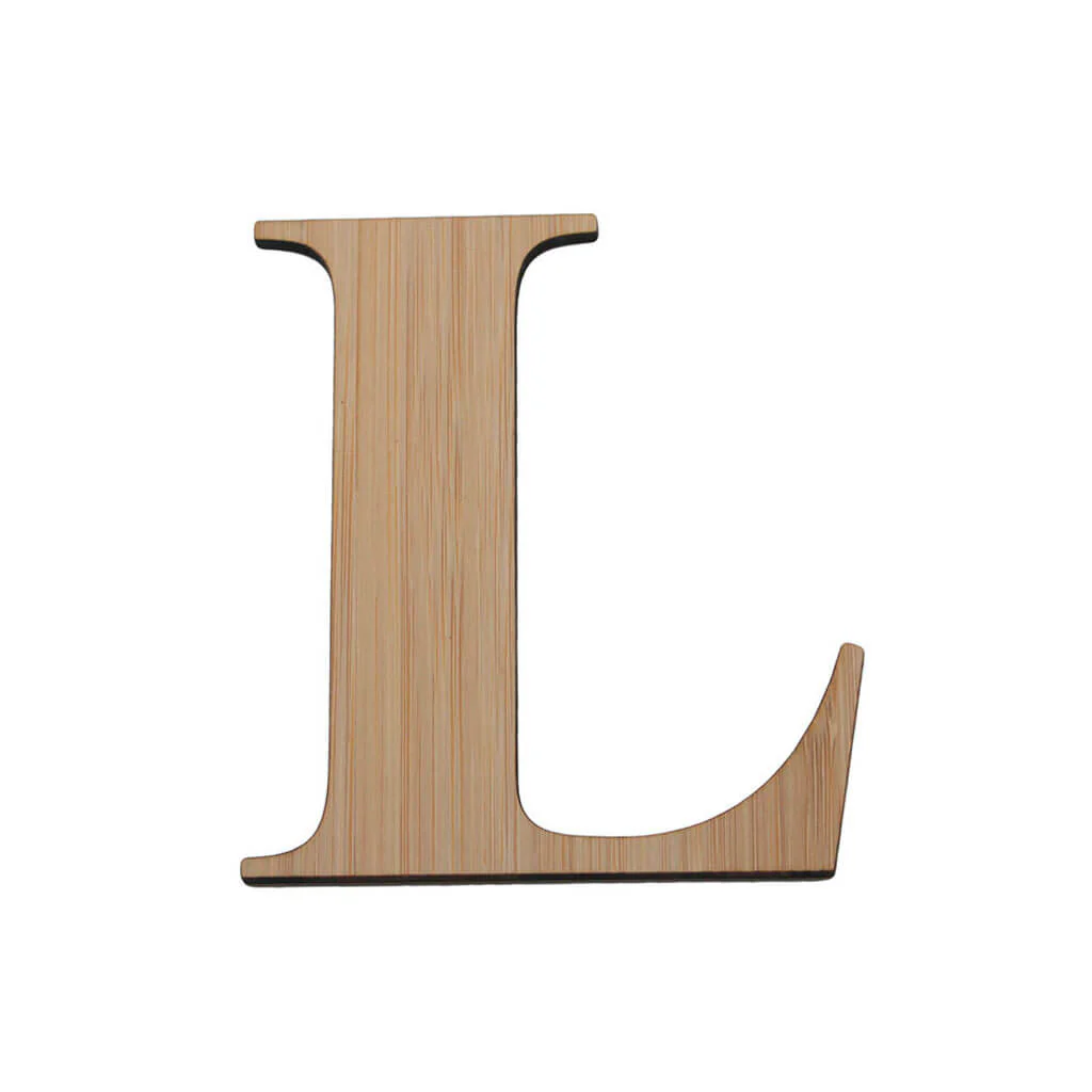 Bamboo Serif Letters & Numbers Uppercase L