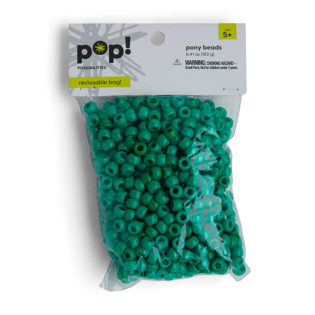 POP! Pony Beads 9mm Green
