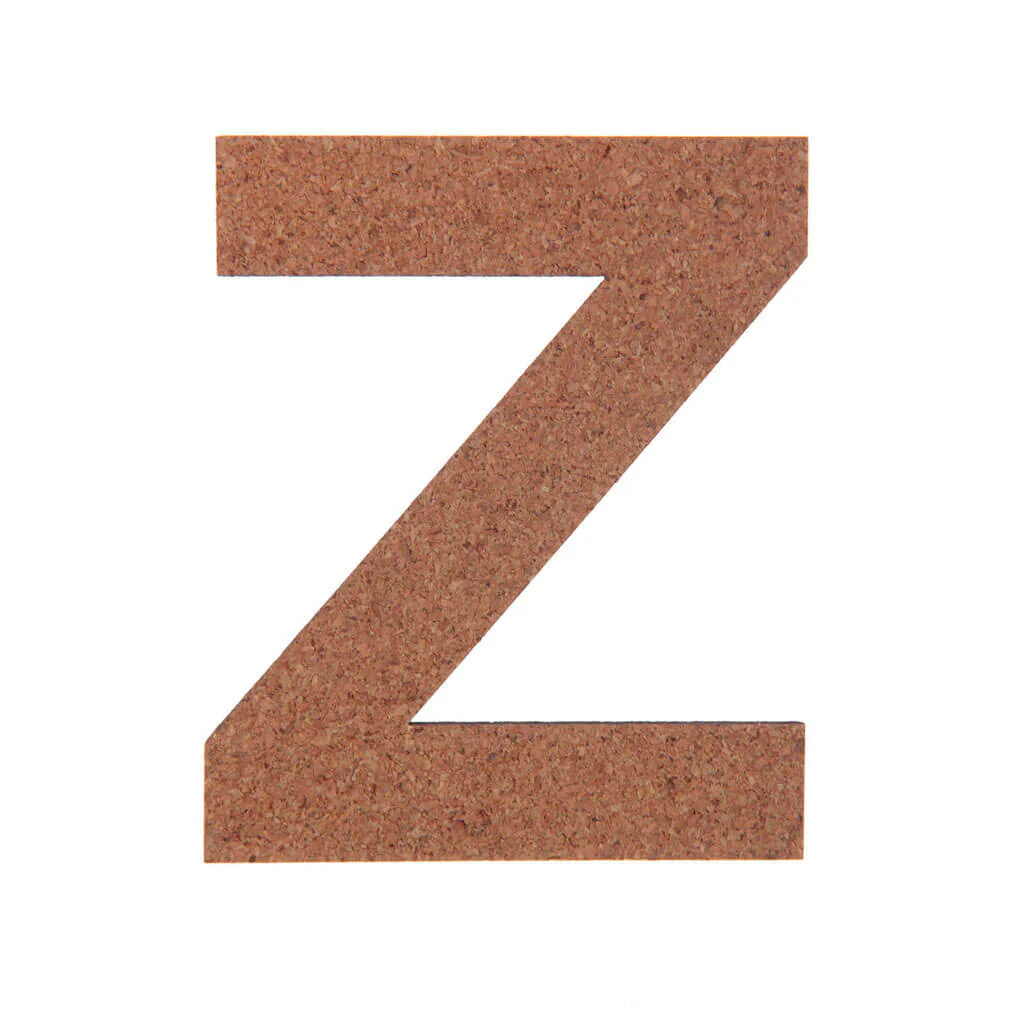 Cork Sans Serif Letters & Symbols Uppercase Z