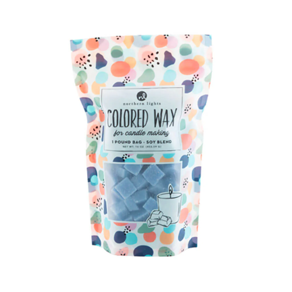 Northern Lights Candle Making Wax Chips 1lb Denim