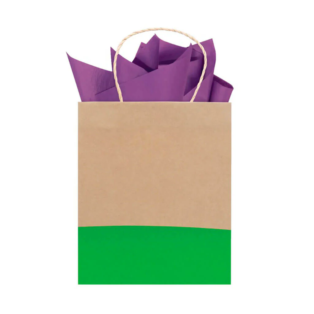 Tote Bag Lime Dipped Kraft