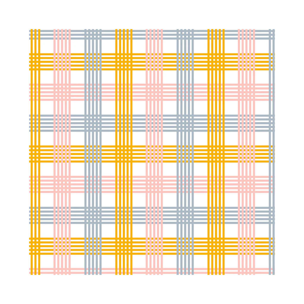 Gift Tissue Mod Plaid 5 Sheet Printed