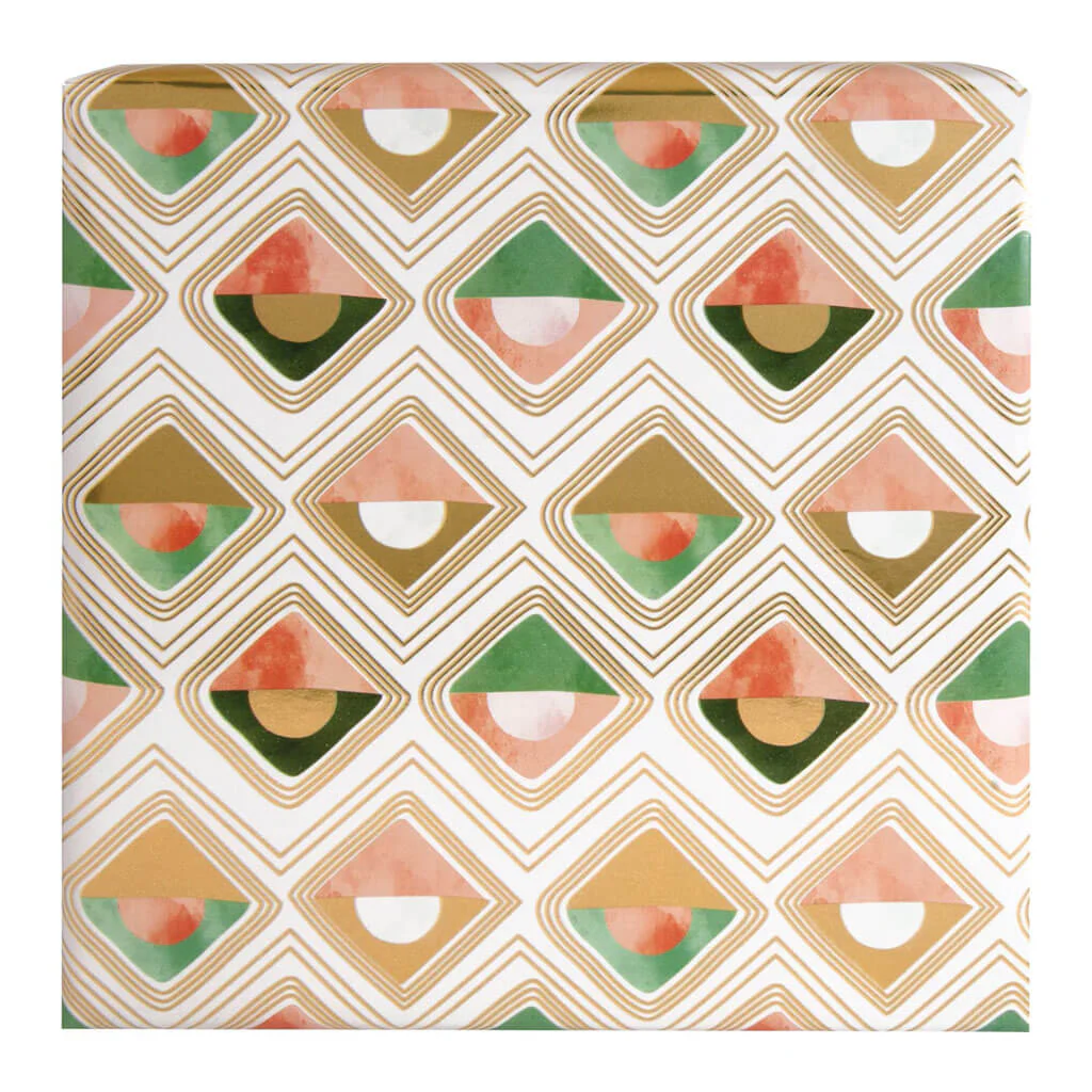 Sunset Tiles Gift Wrap Roll, 5ft