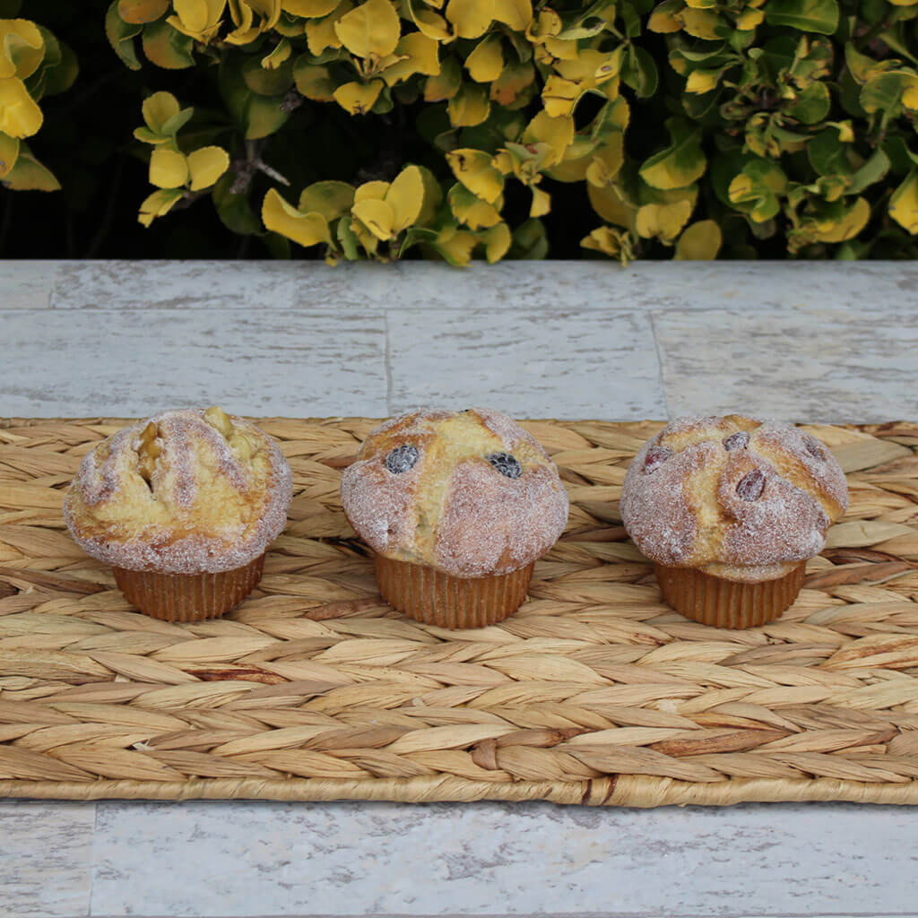 Fruit & Nut Muffins (Set Of 3)