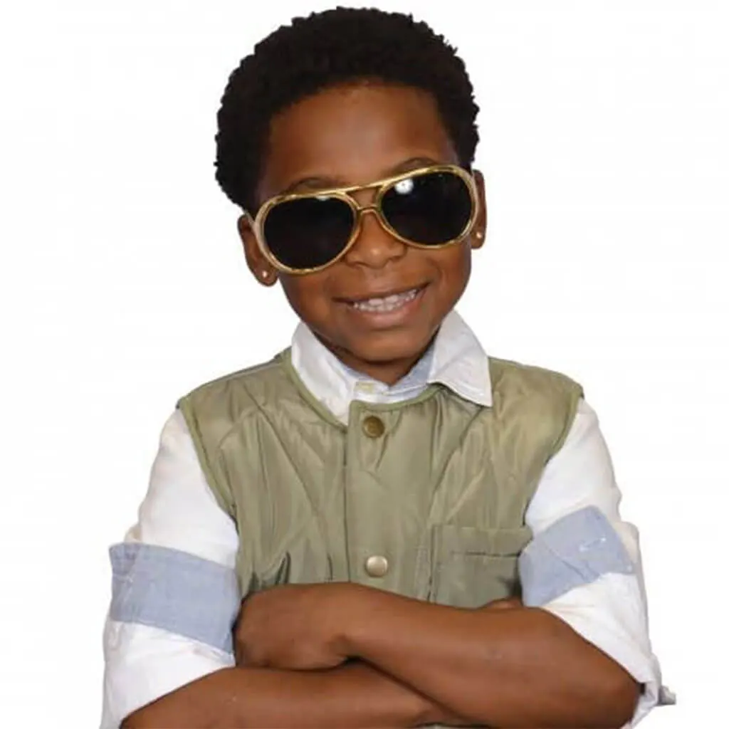 Rock Star Toy Sunglasses Gold