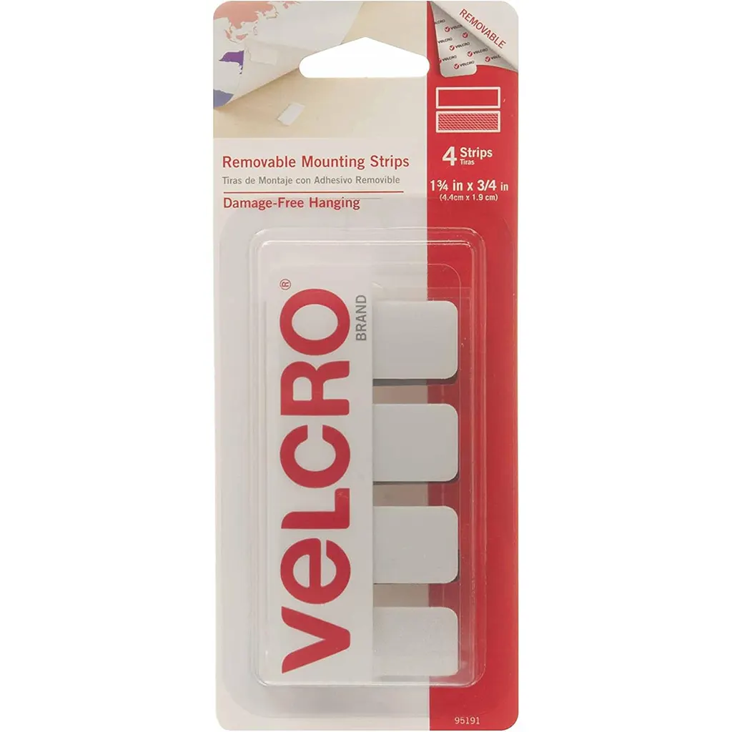 Removable Mounting Strips 3/4in X 3/4in