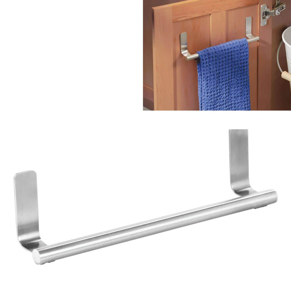 Forma Self Adhesive Towel Bar, Brushed