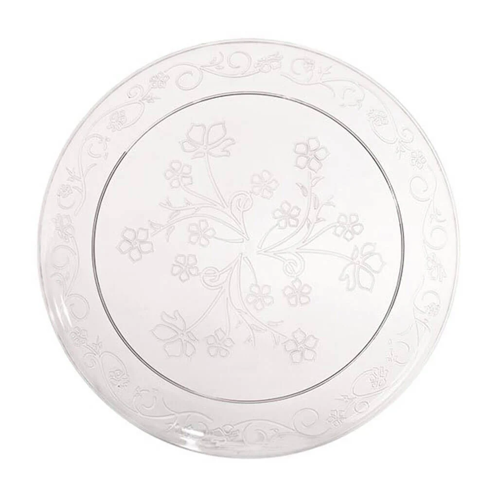 D'Vine Clear Plate 10in, 20ct