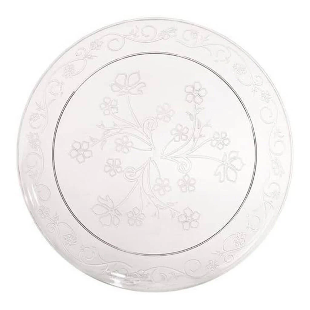 D'Vine Clear Plate 9in, 20ct
