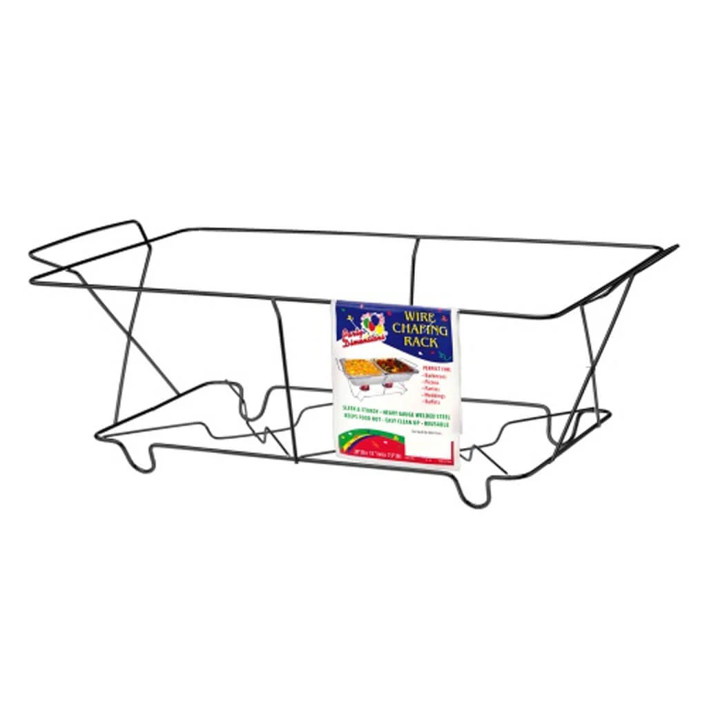 Full Size Wire Chafing Rack, Black