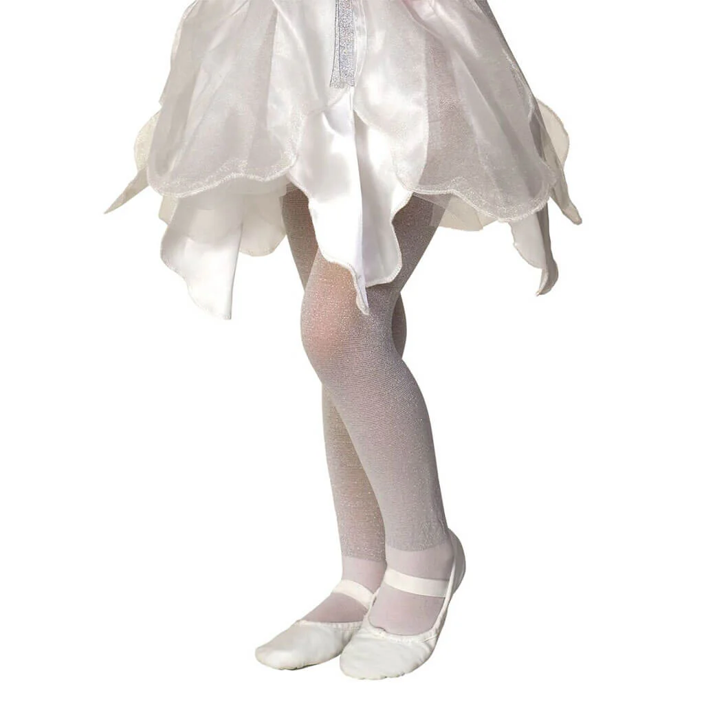 White Sparkle Tights - Image 2