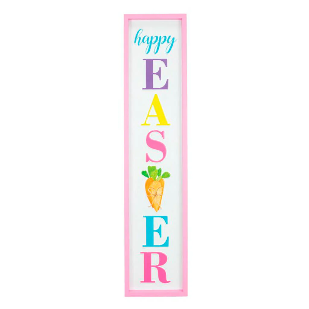 Happy Easter Pastel Porch Sign