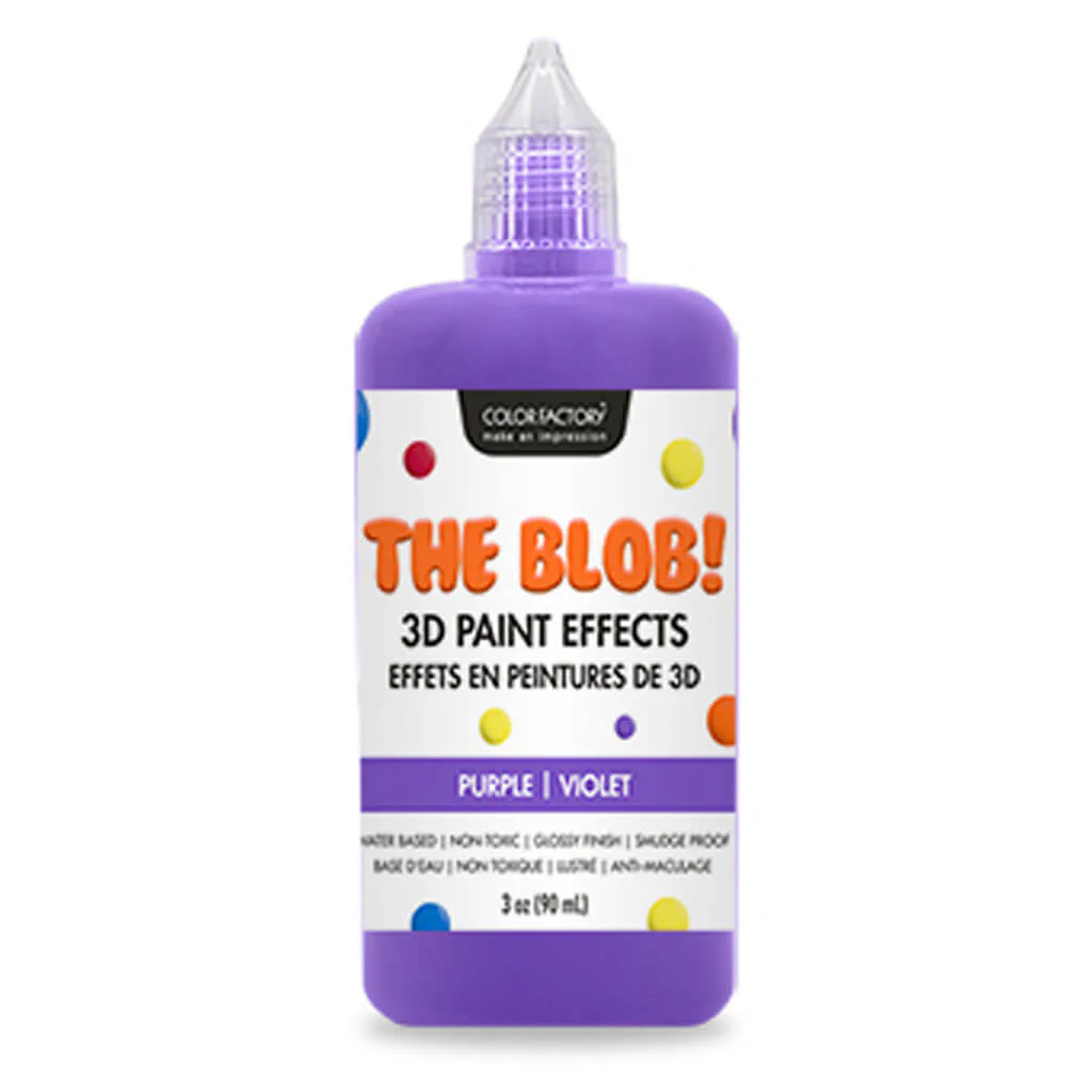 Color Factory: The Blob 3D Droplet Paint 3oz Primary - Image 4