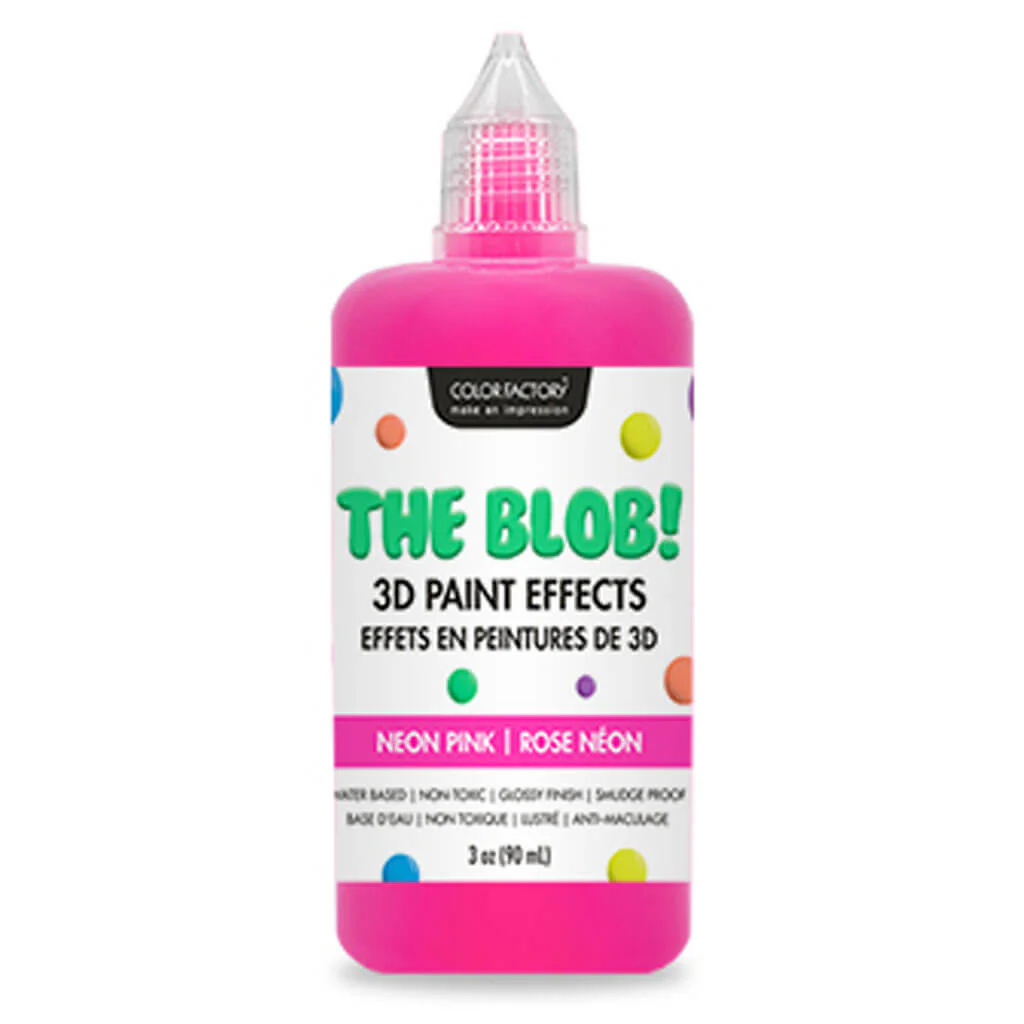 Color Factory: The Blob 3D Droplet Paint 3oz Neon - Image 4