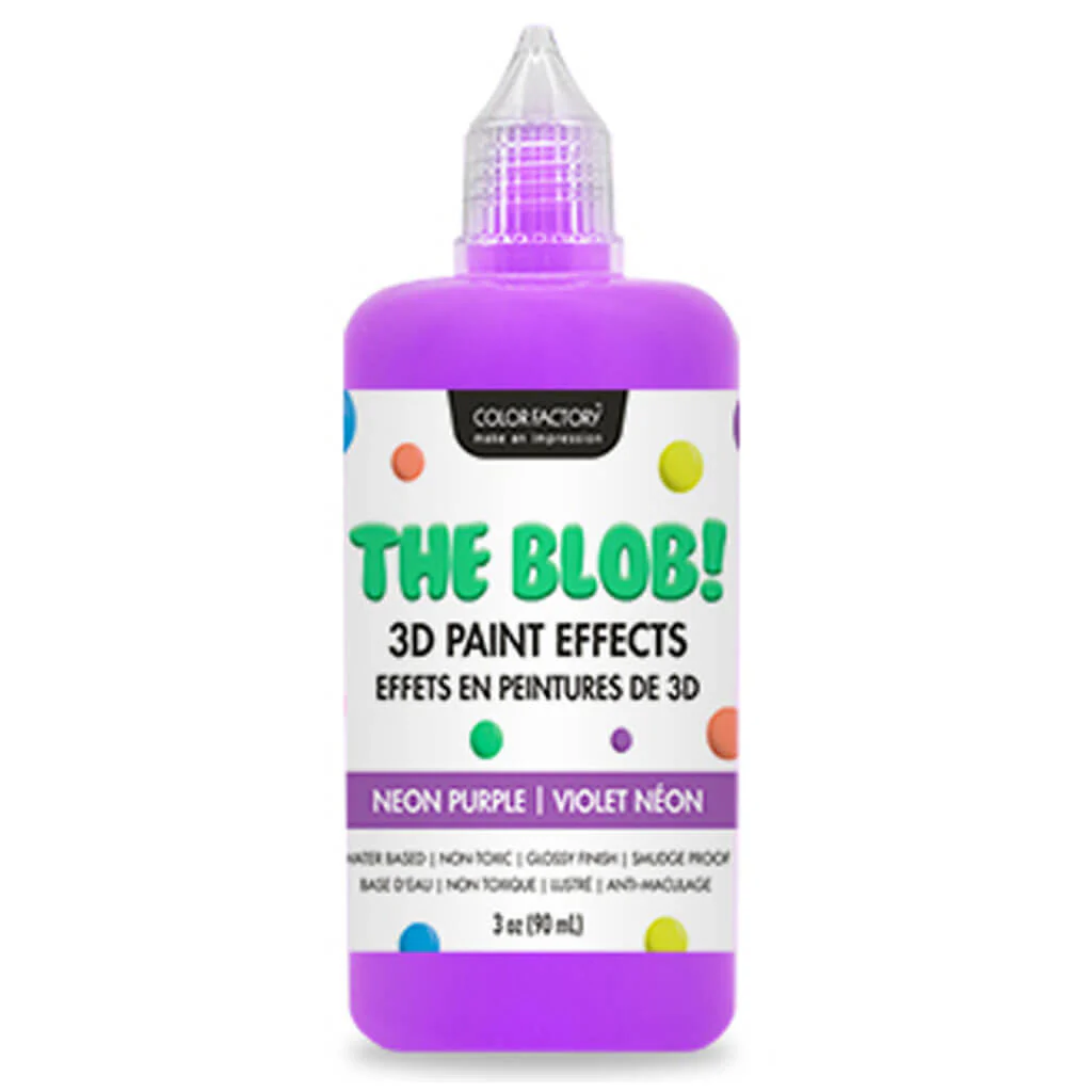Color Factory: The Blob 3D Droplet Paint 3oz Neon - Image 5