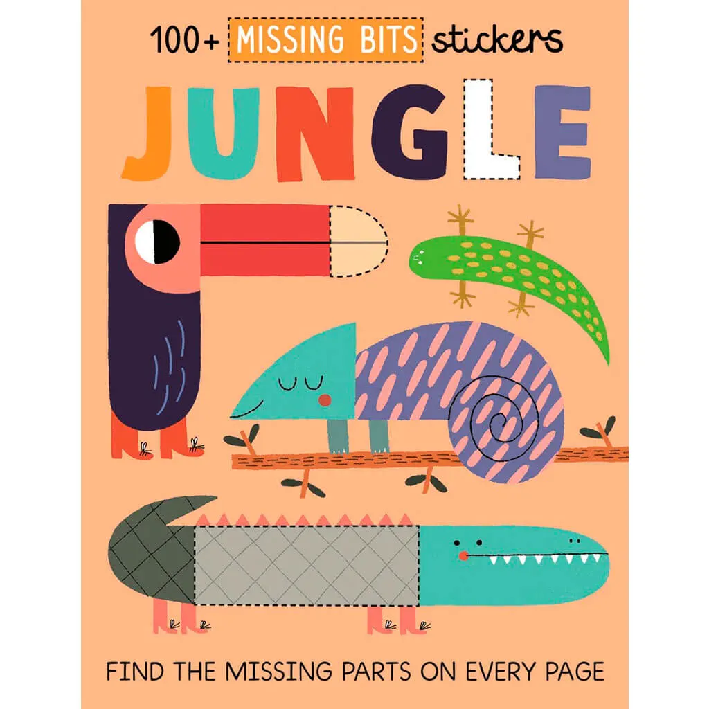 Usborne Jungle, Missing Bits Sticker Book