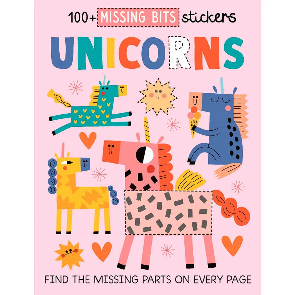 Usborne Unicorns, Missing Bits Sticker Book