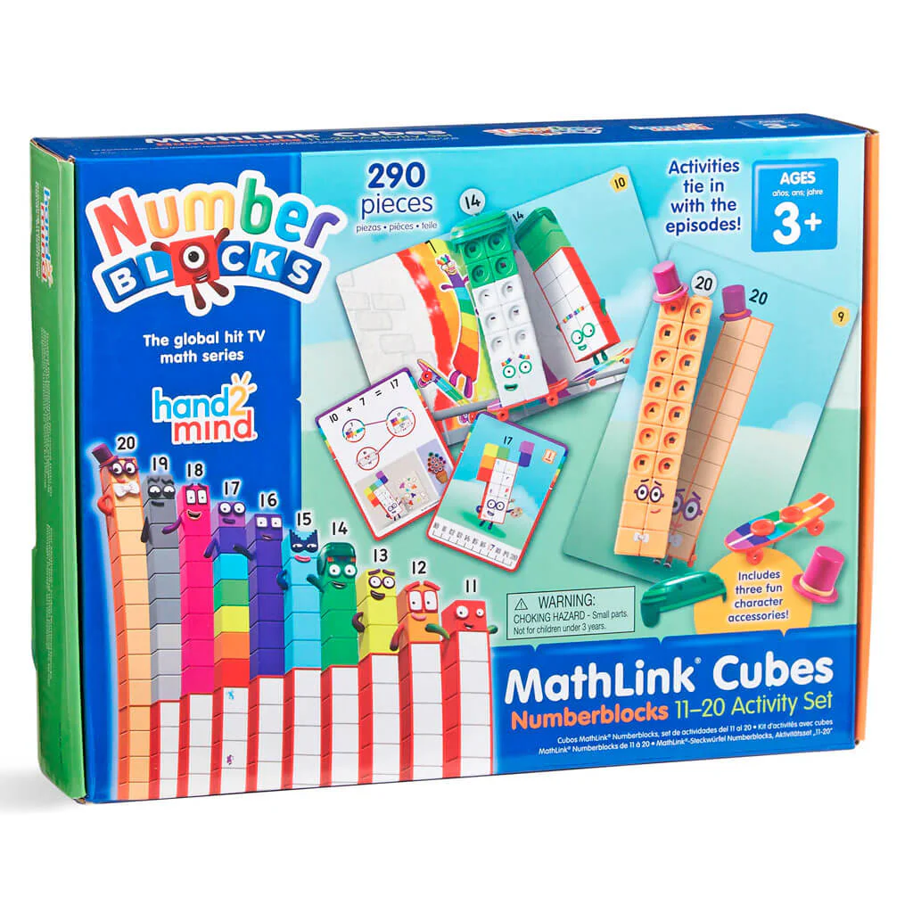 Mathlink Cubes, Numberblocks 11-20 Set