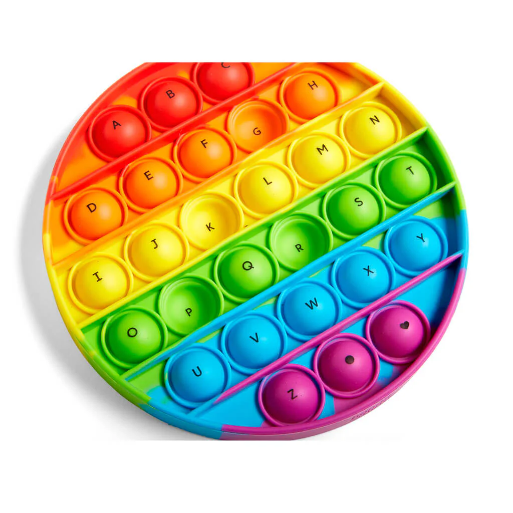Alphabet Sensory Bubble Poppers, Set Of 6
