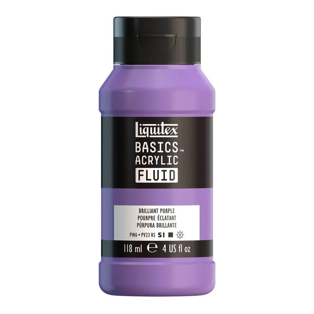 Liquitex Basics Acrylic Fluid Paint 118ml - Image 3