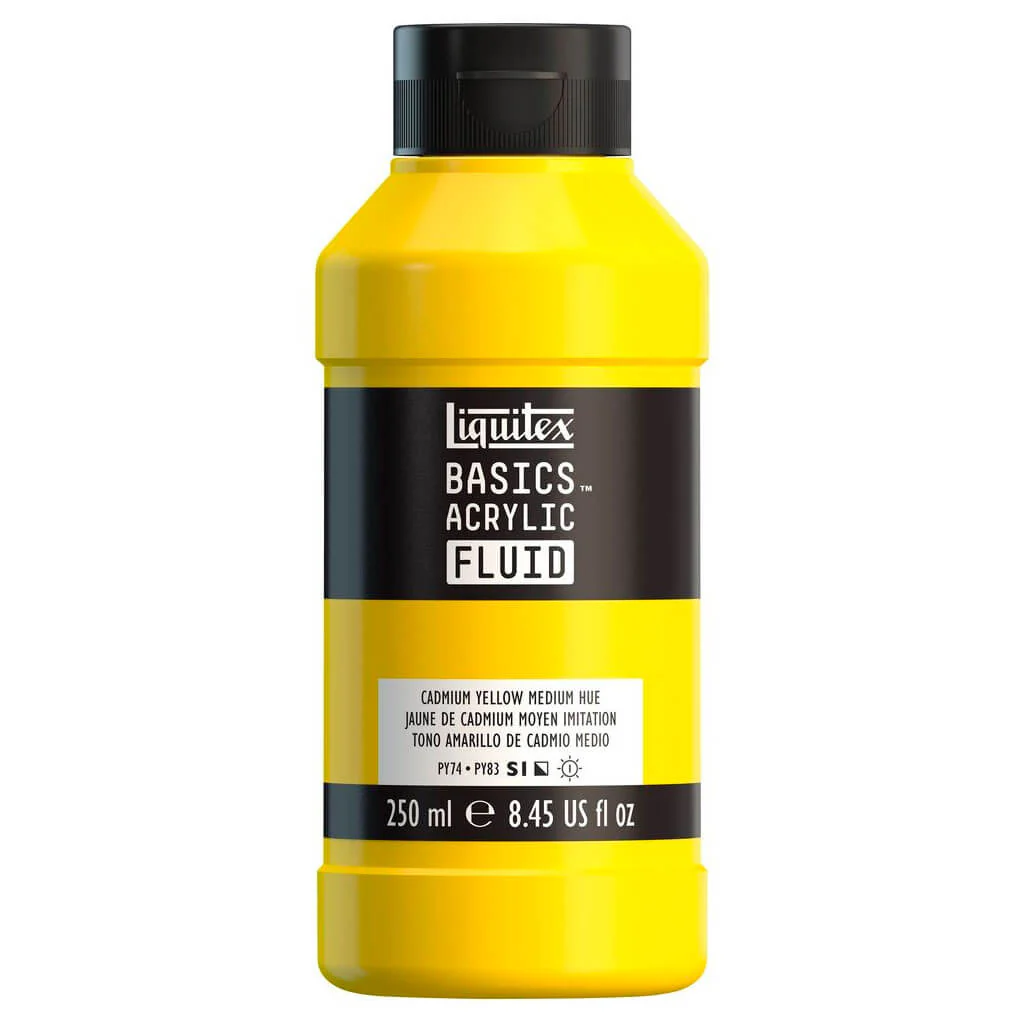 Liquitex Basics Acrylic Fluid Paint 250ml - Image 3