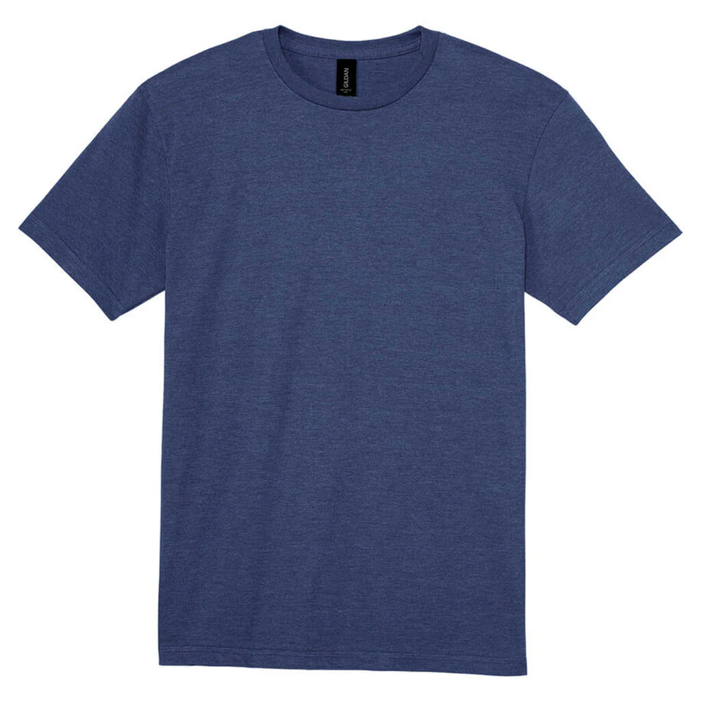 Gildan Adult Softstyle Cotton Blend Tee Navy Mist - Image 4