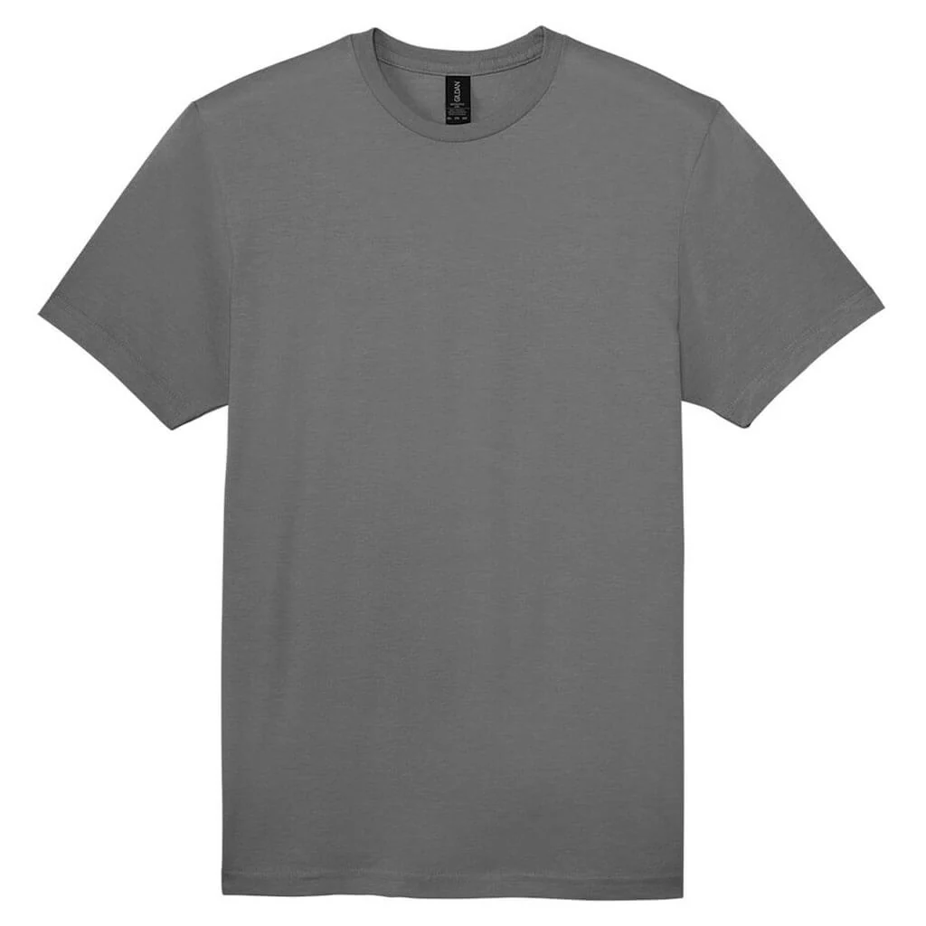Gildan Adult Softstyle Cotton Blend Tee Gunmetal - Image 3