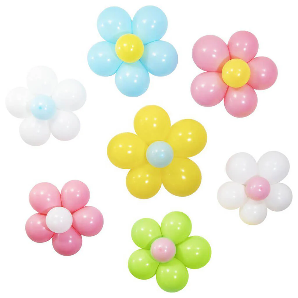 Flower Power Balloon Wall Decoration Kit, 7ct