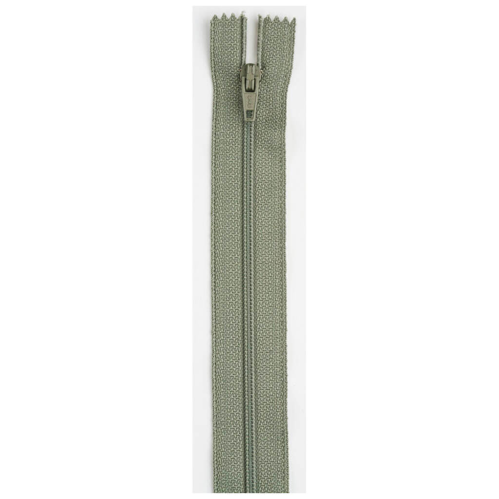 Coats & Clark All Purpose Plastic Zipper 14in Green Linen