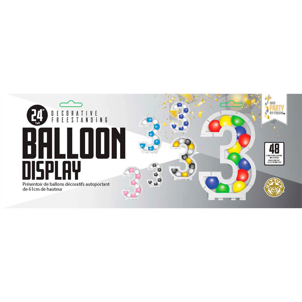 #3 Balloon Frame Number, 24in