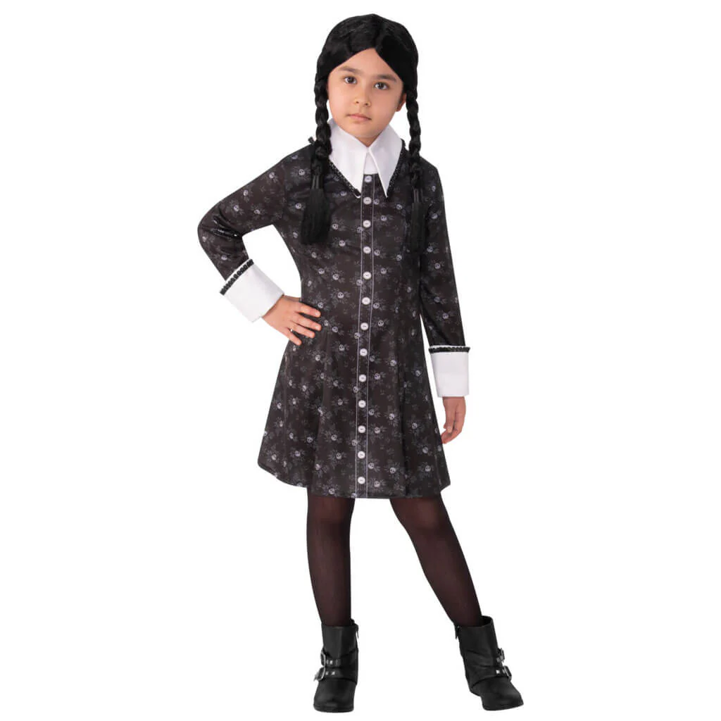 Wednesday Addams Dress Child Costume - Image 3