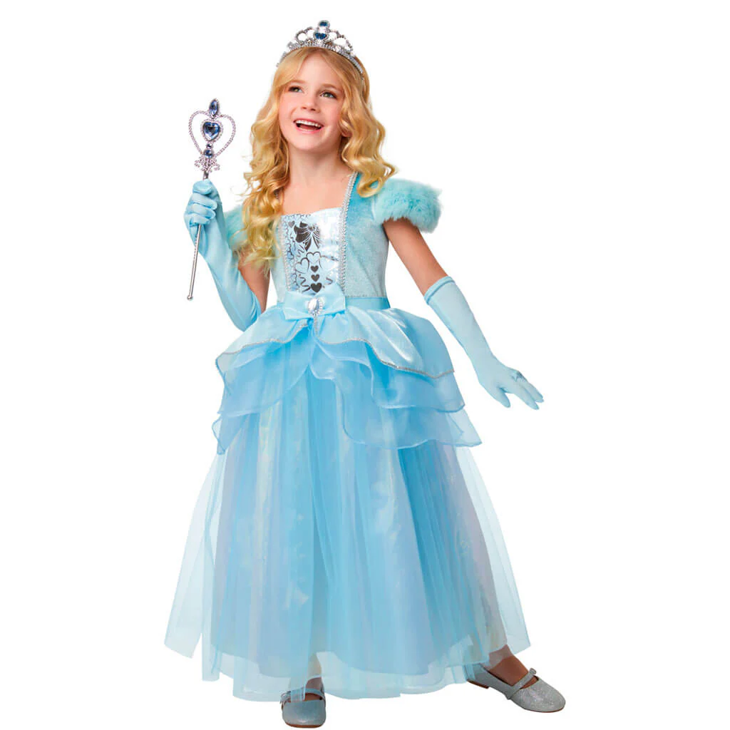 Blue Princess Child Costume - Image 2