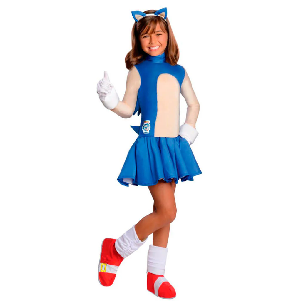 Female Sonic Child Costume - Image 2