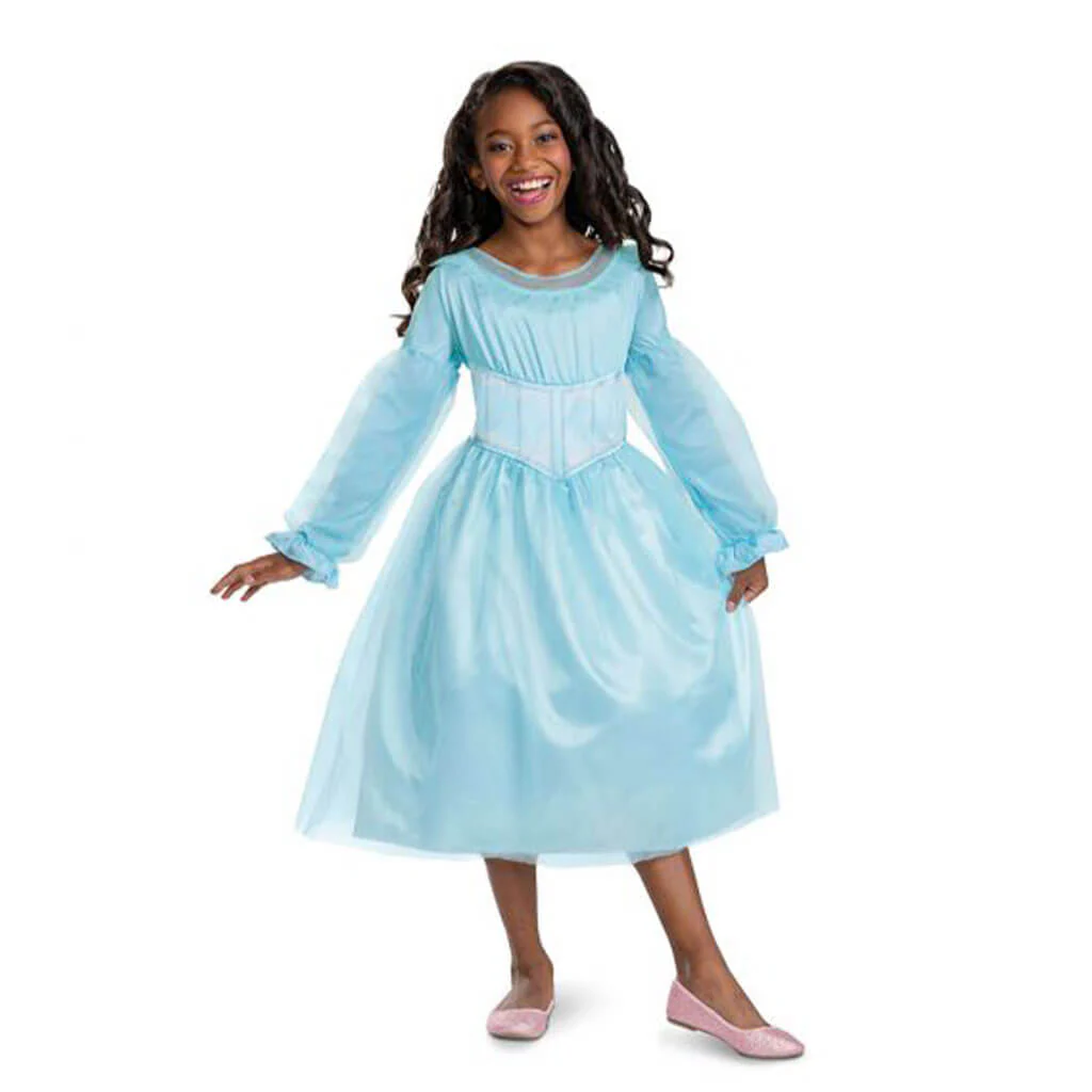 Ariel Blue Dress Classic Child Costume, Large 10 to 12 - Image 4