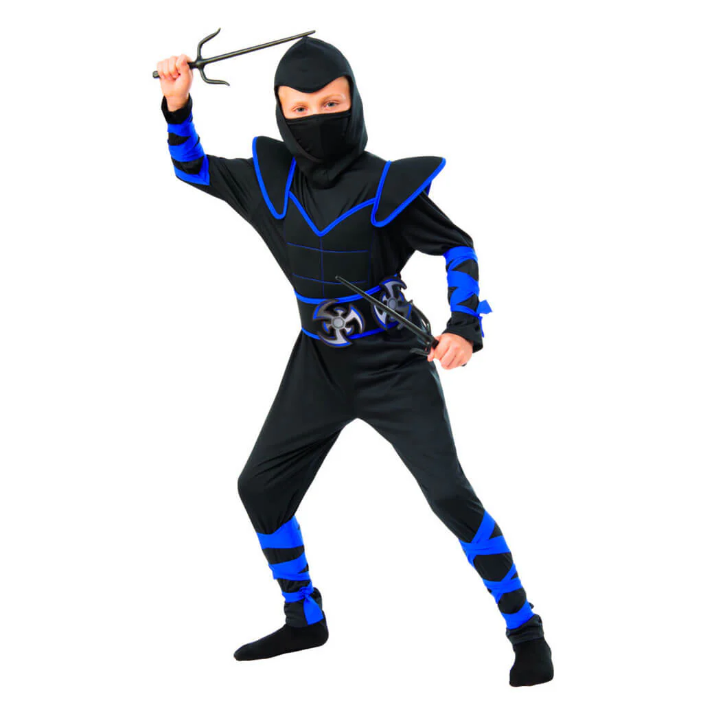 Blue Ninja Child Costume - Image 2