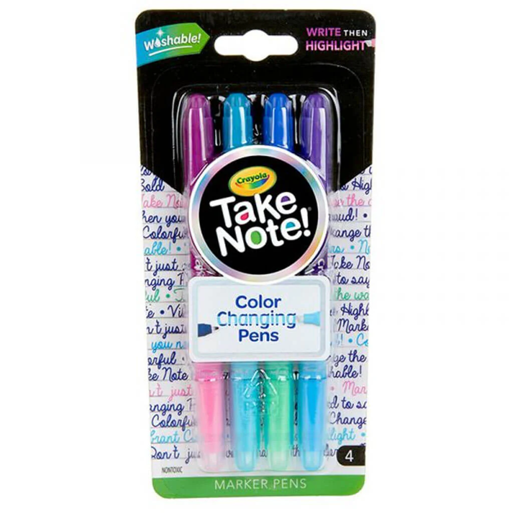 Crayola Color Changing Highlighter Pens 4ct