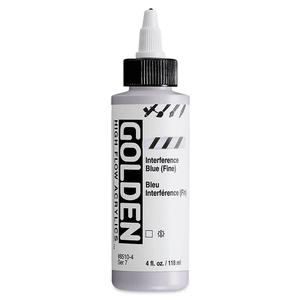 High Flow Acrylics 4oz Bottle Interference Blue (Fine)