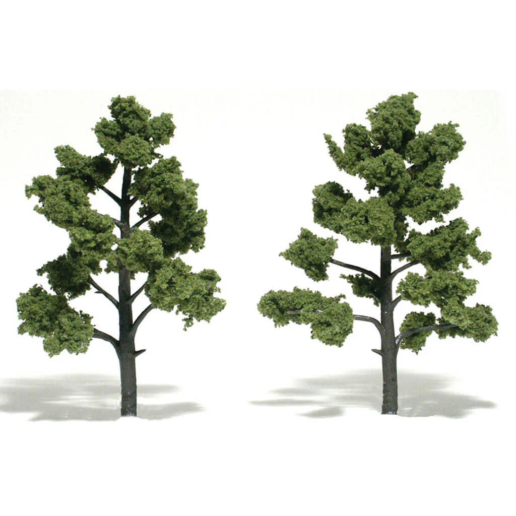Woodland Scenics "Realistic Trees" 5 to 6in Set of 3 Light Green